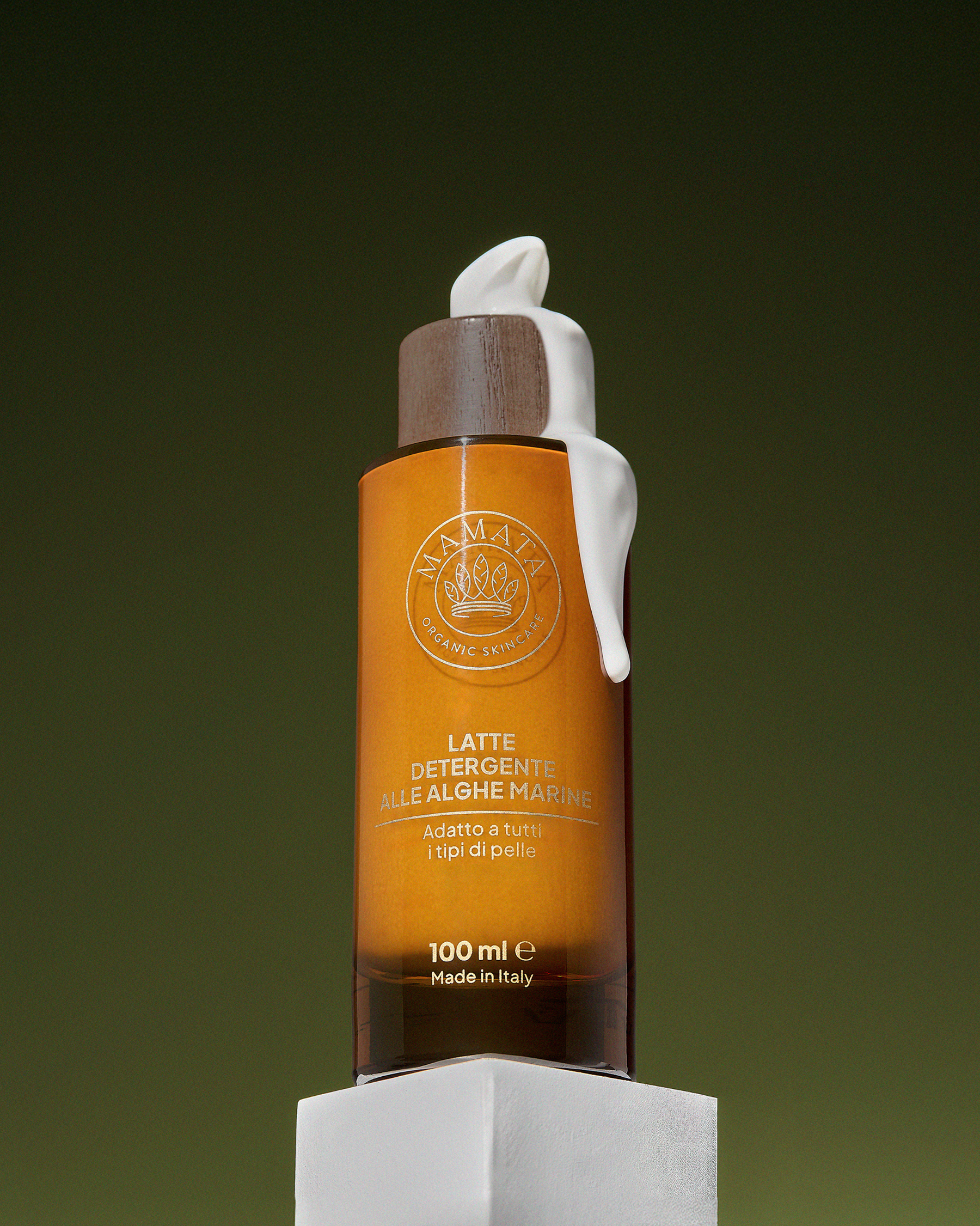 Latte detergente alle alghe marine